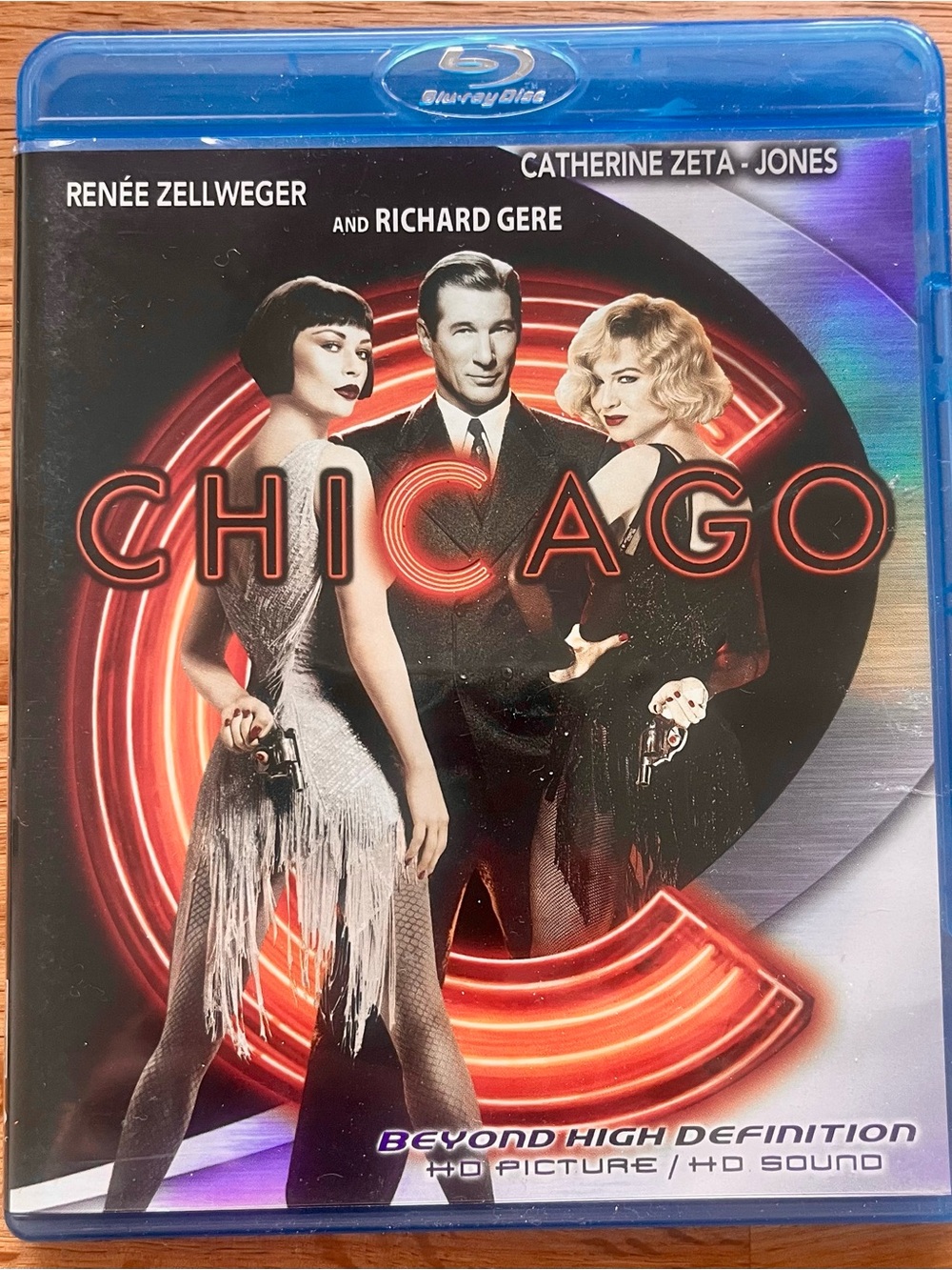 Chicago Blu-ray Movie - Renée Zellweger, Catherine Zeta-Jones, Richard Gere